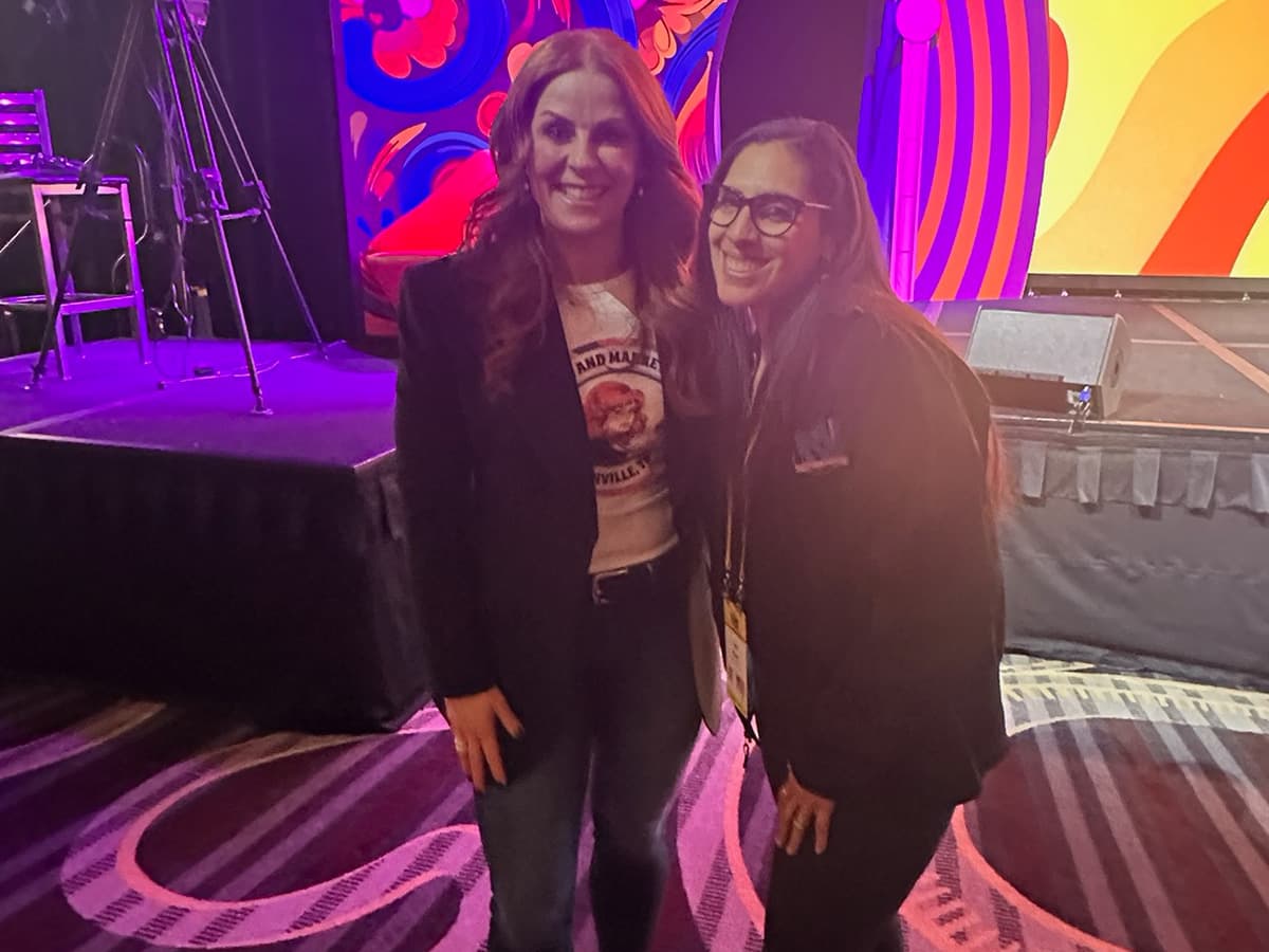 Juana Magan with MSP marketing expert Robin Robins